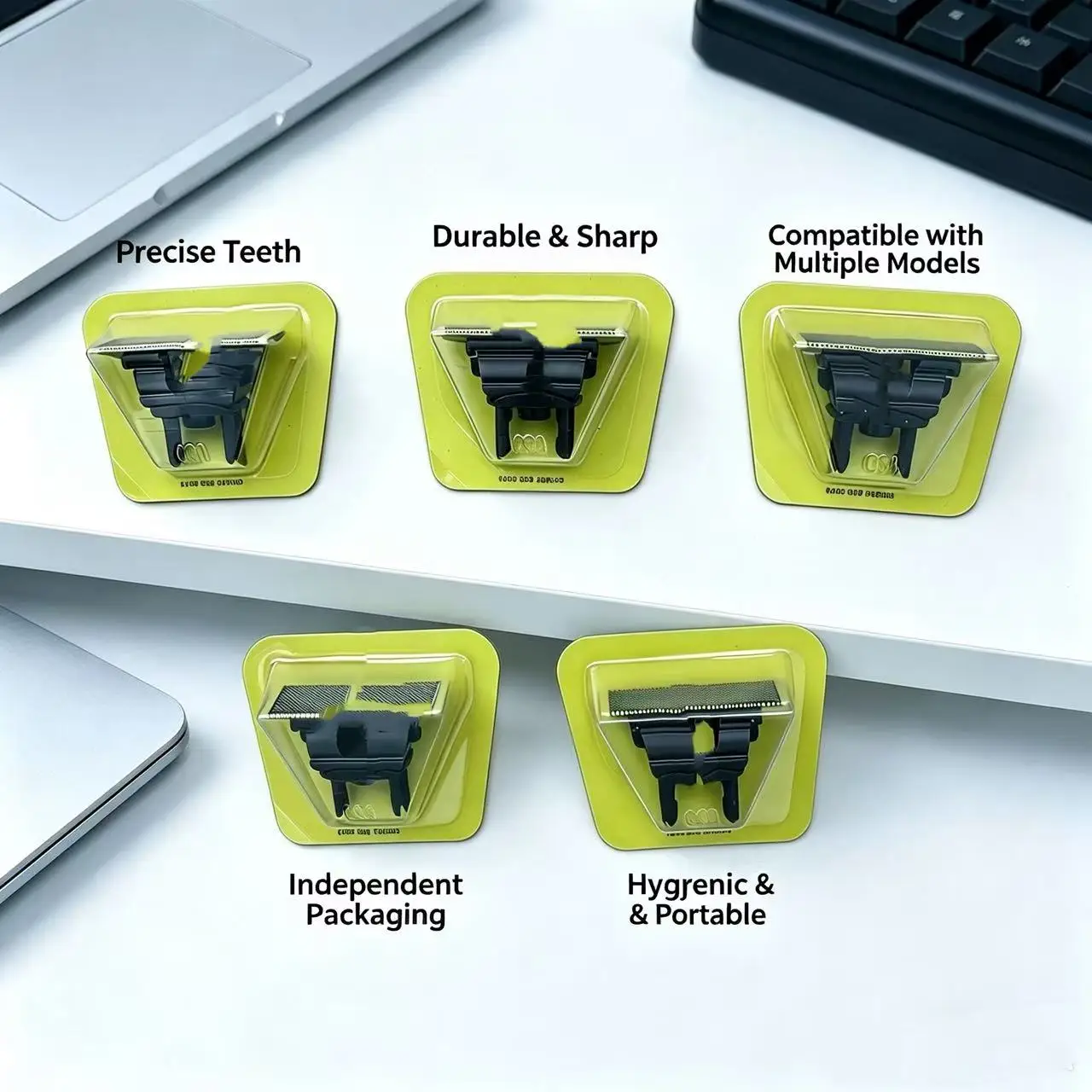 Cuchillas de repuesto para afeitadoras eléctricas, compatibles con las cuchillas QP2520 QP2630 QP2515 QP6510 QP6520 QP6531 QP2724.