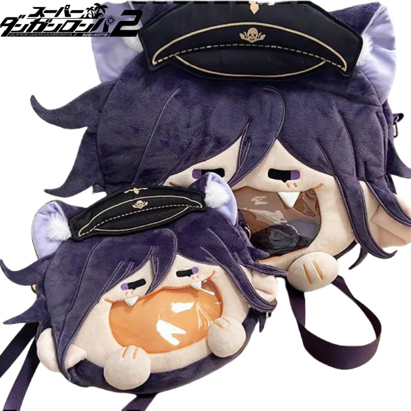 

Danganronpa Plush Big Mouth Bag Cartoon Kokichi Oma Itabag Large-capacity Anime Peripheral Storage Holiday Gifts Commuting