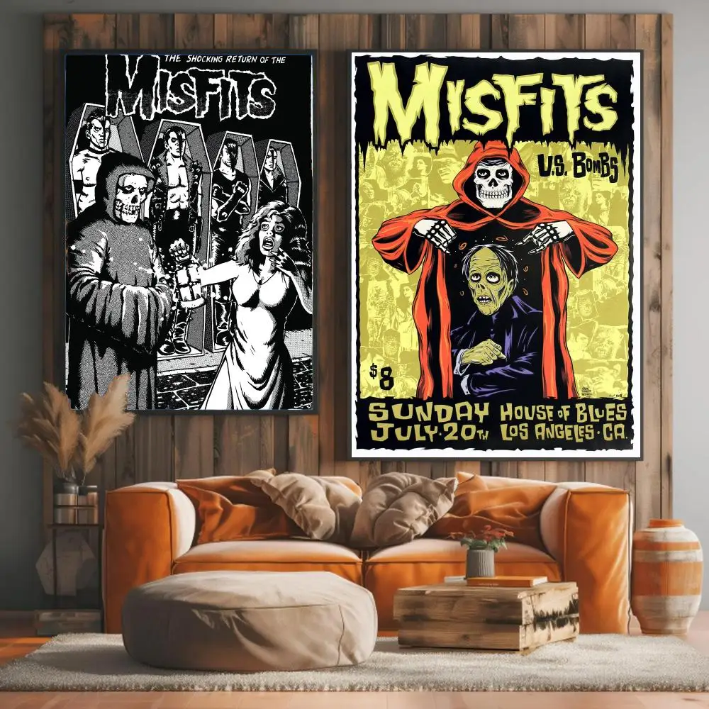 band M-Misfits-S Painting Calligraphy Elegant Botanical Decor for Living Room Modern Interior Design