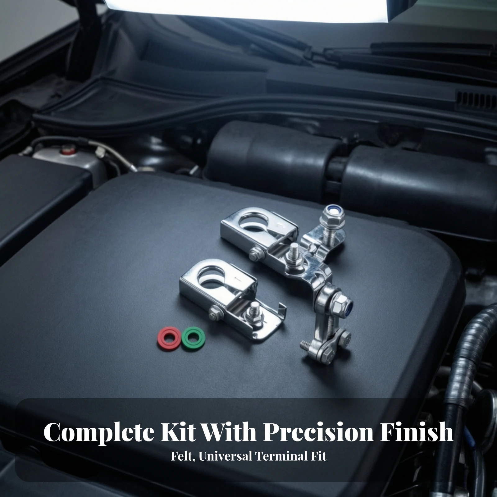 Battery-Terminal Connector Assembly Replacement Truck F150 Battery Terminal Connector Auto Part High Conductivity Low Resistance
