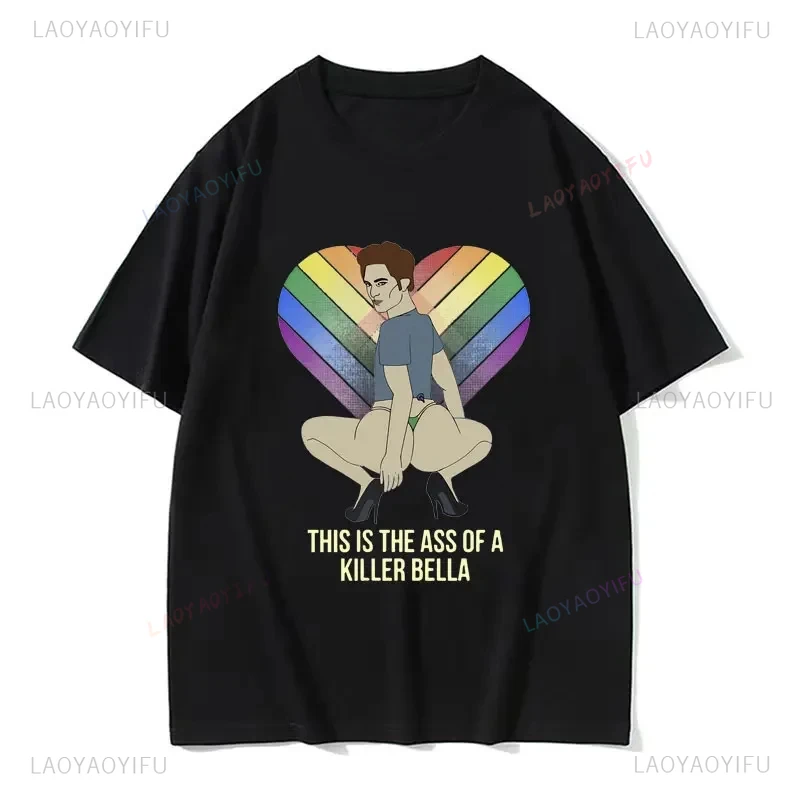 هذا هو الحمار من القاتل بيلا تي شيرت مضحك الجرافيك التي شيرت الرجال النساء القطن تيز فيلم الشفق إدوارد كولين ميمي