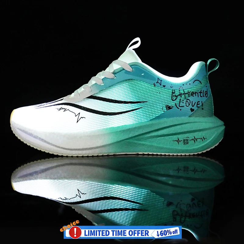 

Marathon Running Shoes Speciality Carbon Board Men Sports Breathable Lightweight Women's Comfortable Athletic Nonskid Sneakers