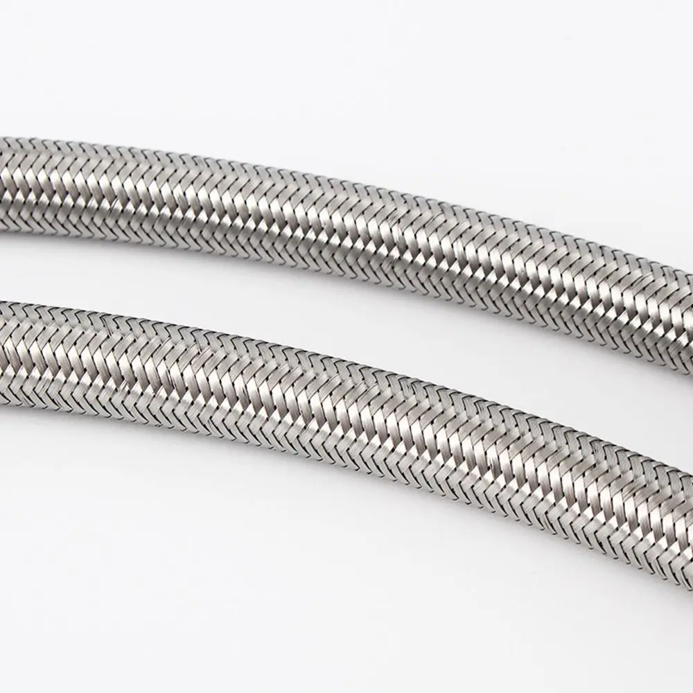 

Гибкий плетеный шланг из нержавеющей стали, 1/2 дюйма, герметичная водопроводная труба для крана, 30-200 см, универсальный интерфейс, впускная труба для воды