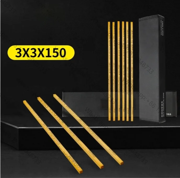 5pcs 3*3*150mm Korea Orginal Mold Die Polishing Stone EDM Finishing Stones for Metal Sharpener Grit 150~3000