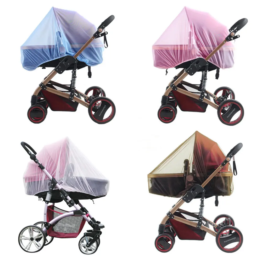 Children Pushchair Anti-bug Netting Infant Protection Safe Baby Crib Netting Mosquito Net Mesh Stroller Accessories Stroller