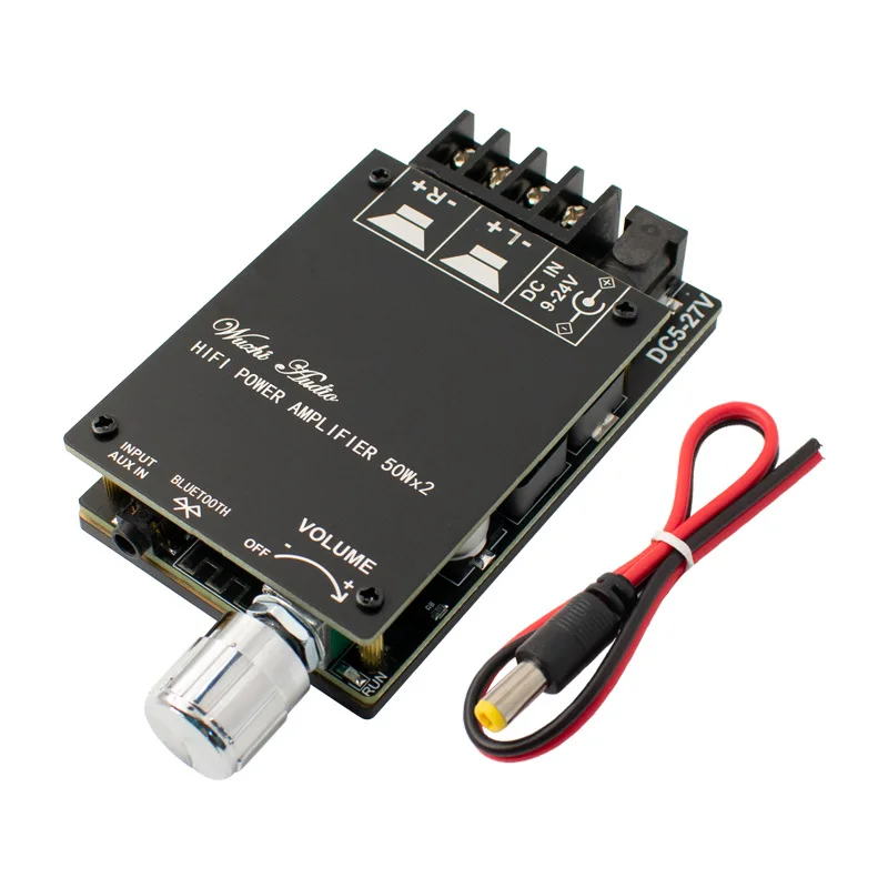 TPA3116 Bluetooth five point zero Digital Power Amplifier Board Dual Channel two times fifty W with Filter HIFI Audiophile Grade