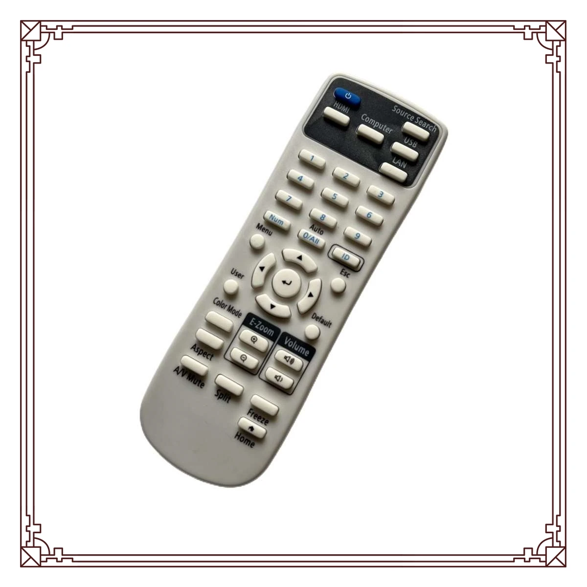 New remote control fit for Epson Projector 219863500 E20 119W X49 W49 118 982W 1288 EB-720 EB-L200X EB-L520U 1480Fi 1485Fi