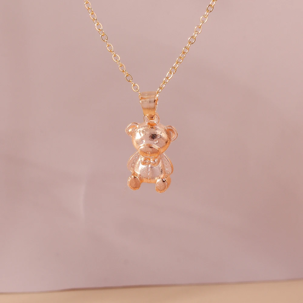 Aihua Gold Farbe Y2K Kristall Tier Herz Halskette Kpop Schlüsselbein Kette Halsketten für Frauen Mädchen Neue Trend Party Schmuck Geschenke – Detail 7
