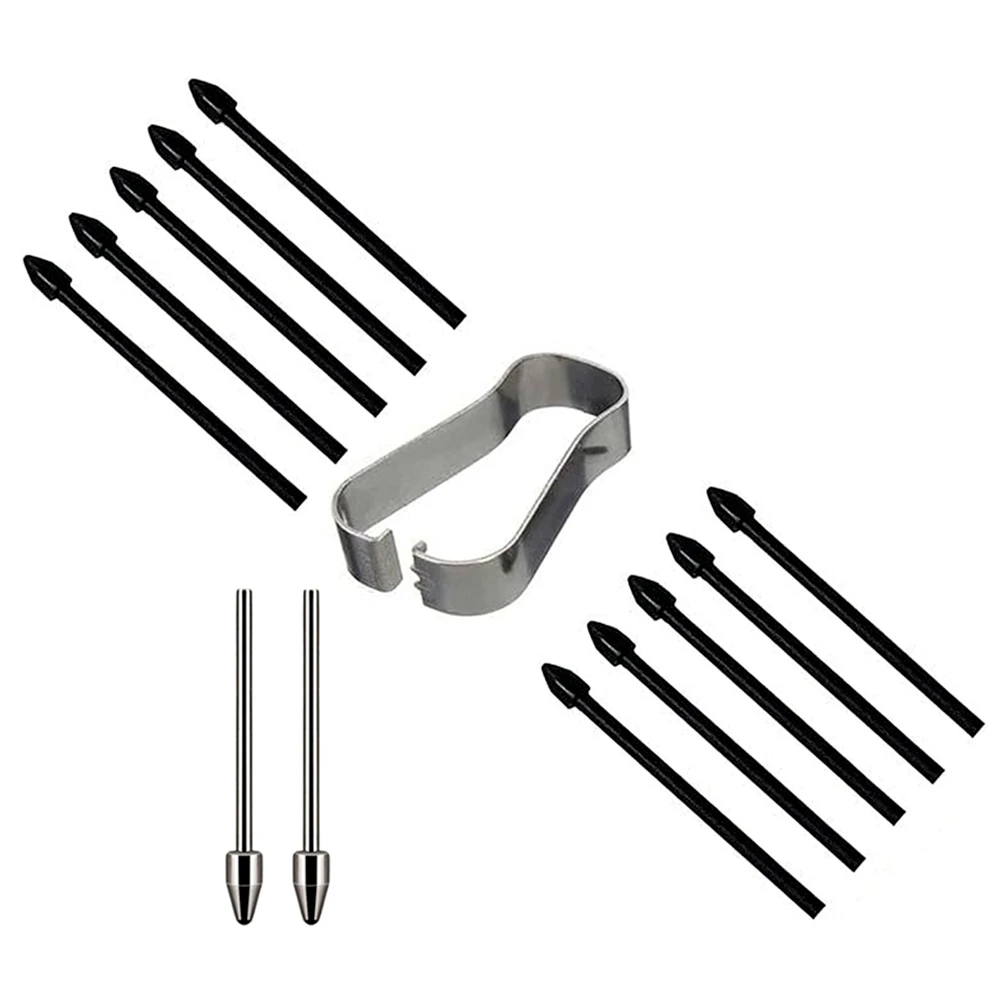 

Titanium Alloy Plastic Fine Point Pencil Nibs with Clip Stylus Tips for Samsung S24Ultra Tab S9 S9U S9FE S Pencil