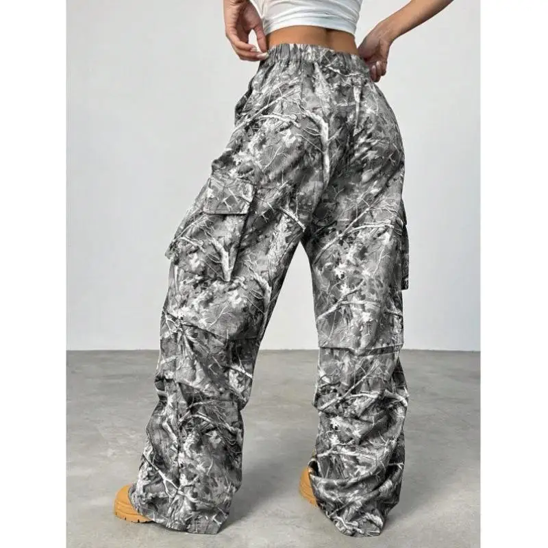 

Retro Streetwear Camouflage Sports orts B 64 L 5602 Spring Summer Cross-Border Sle Hip Hop Print Comfortable Fit