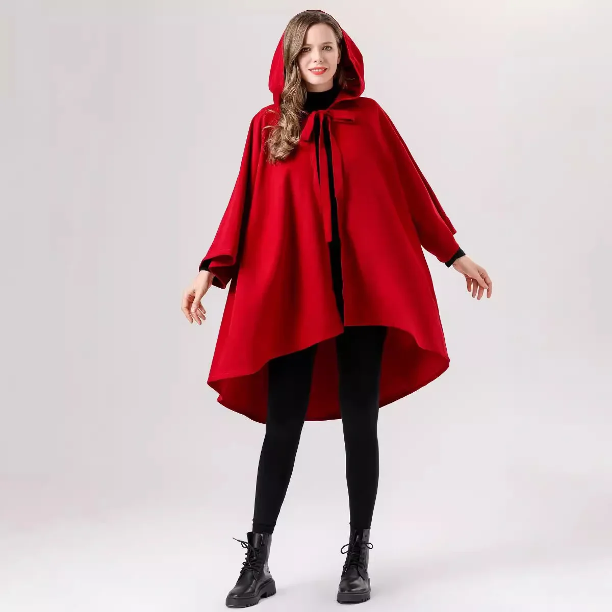 Leg Avenue Womens Delightful Mad Hatter Halloween Costume LittleRed Riding Hood Christmas Party Dress Cloak