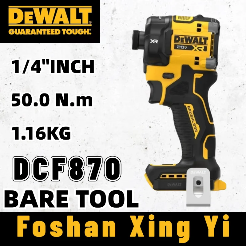 DEWALT DCF870 Cordless Driver Drill 20V MAX XR 1/4 Inch Quiet Hydraulic Impact Driver Bare Tool Dewalt Power Tools DCF870B