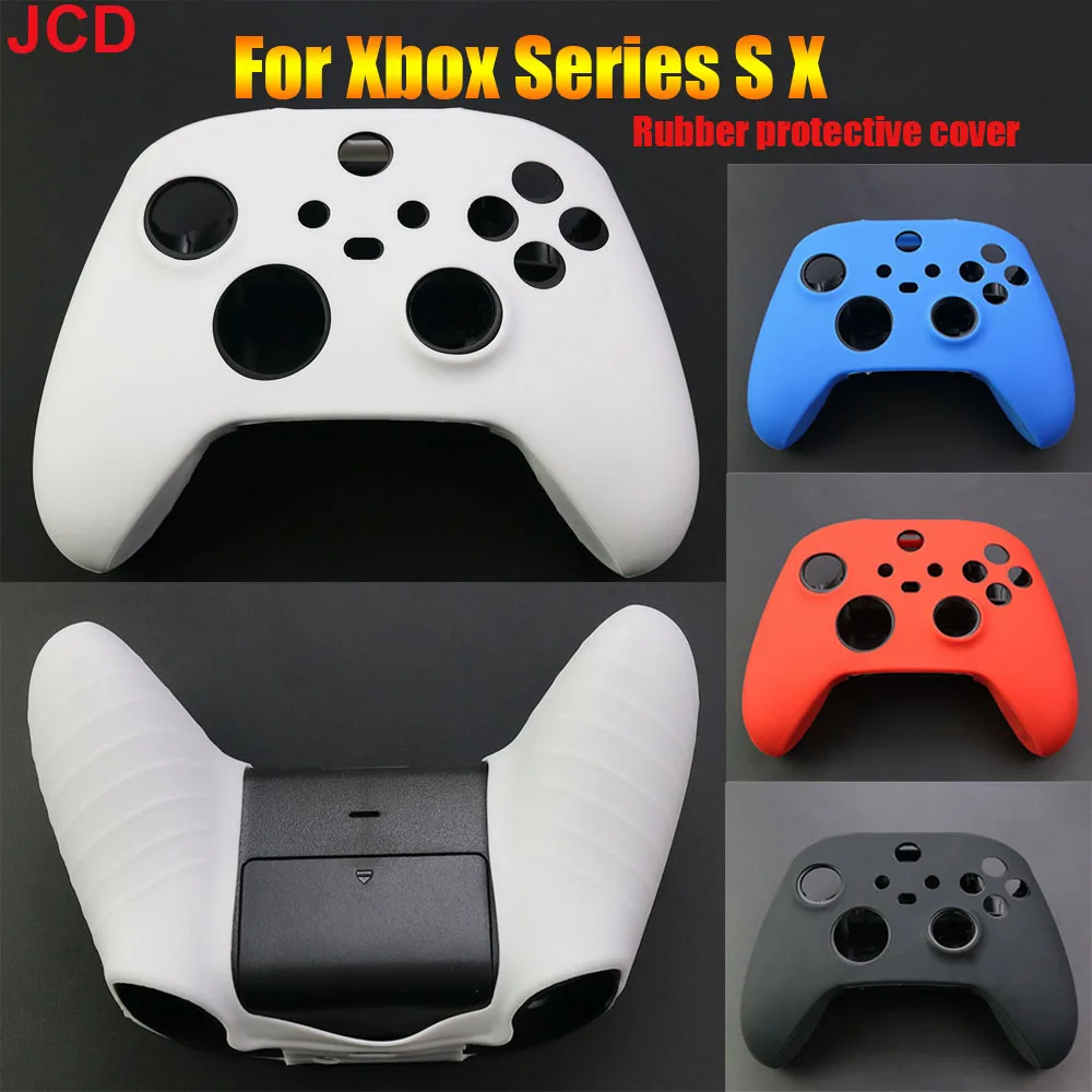 

JCD 1pcs Anti-slip Soft Silicone Protective Case Cover Skins Thumb Grips Caps For Microsoft Xbox Series S X Controller