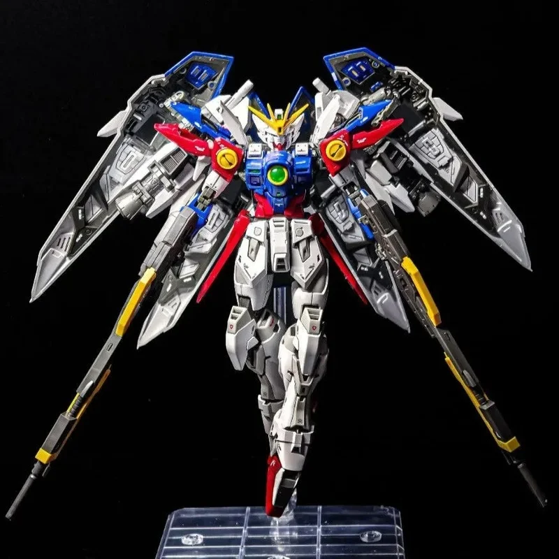 

Механическая сборная модель RG Wing Zero 1/144, фигурка-конструктор, коллекционная настольная декорация, подарок-сюрприз для взрослых коллекционеров