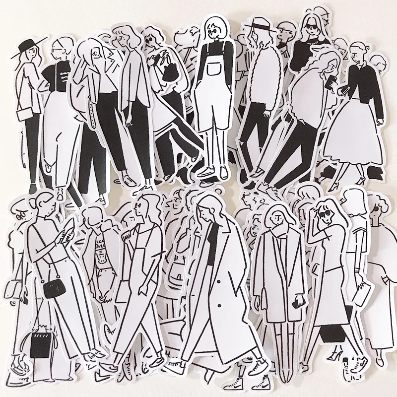 16Pcs Vliegende Vis Stickers Handbook Stickers Diy Craft Fotoalbums Sticker/Scrapbooking Stickers