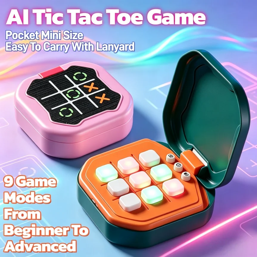 Tic-Tac-Toe Board Board Multifunctional Electronic Games Mo…