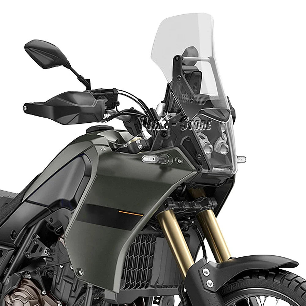For Yamaha Tenere 700 Tenere700 TENERE tenere 700 2021 2022 2023 2024 Motorcycle Black/Smoky/Transparent Windshield Windscreen
