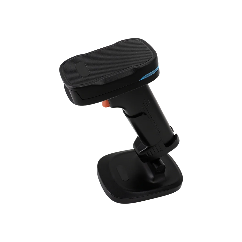 1D 2D Handheld Barcode Scanner Bar Reader Portable QR Scanner USB 2.4G  Wireless with Stand