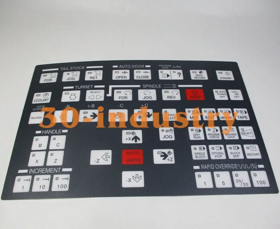 

Operating Membrane Overlay FIT FOR HYUNDAI KIA Wia Kiaturn CNC Lathe Panel Film 810023303190