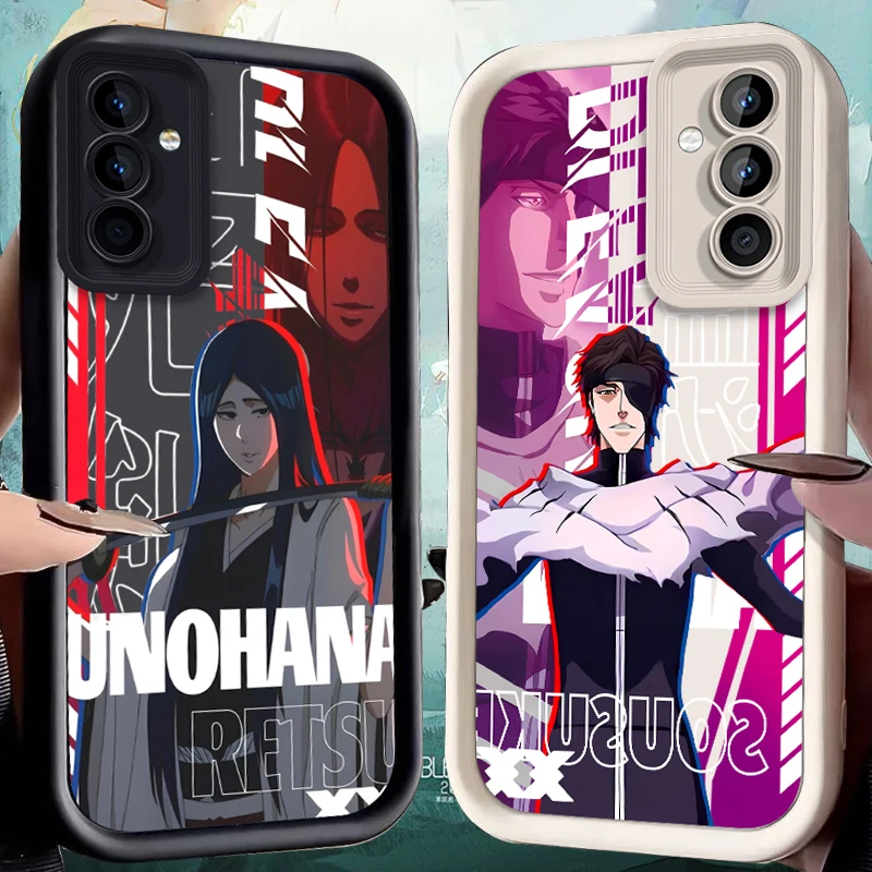 Anime Aizen Sousuke Case for Samsung Galaxy A37 A36 A35 A34 A33 A32 A26 A24 A23 A17 A16 A15 A14 A13 A12 4G 5G A07 A06 A05S Cover