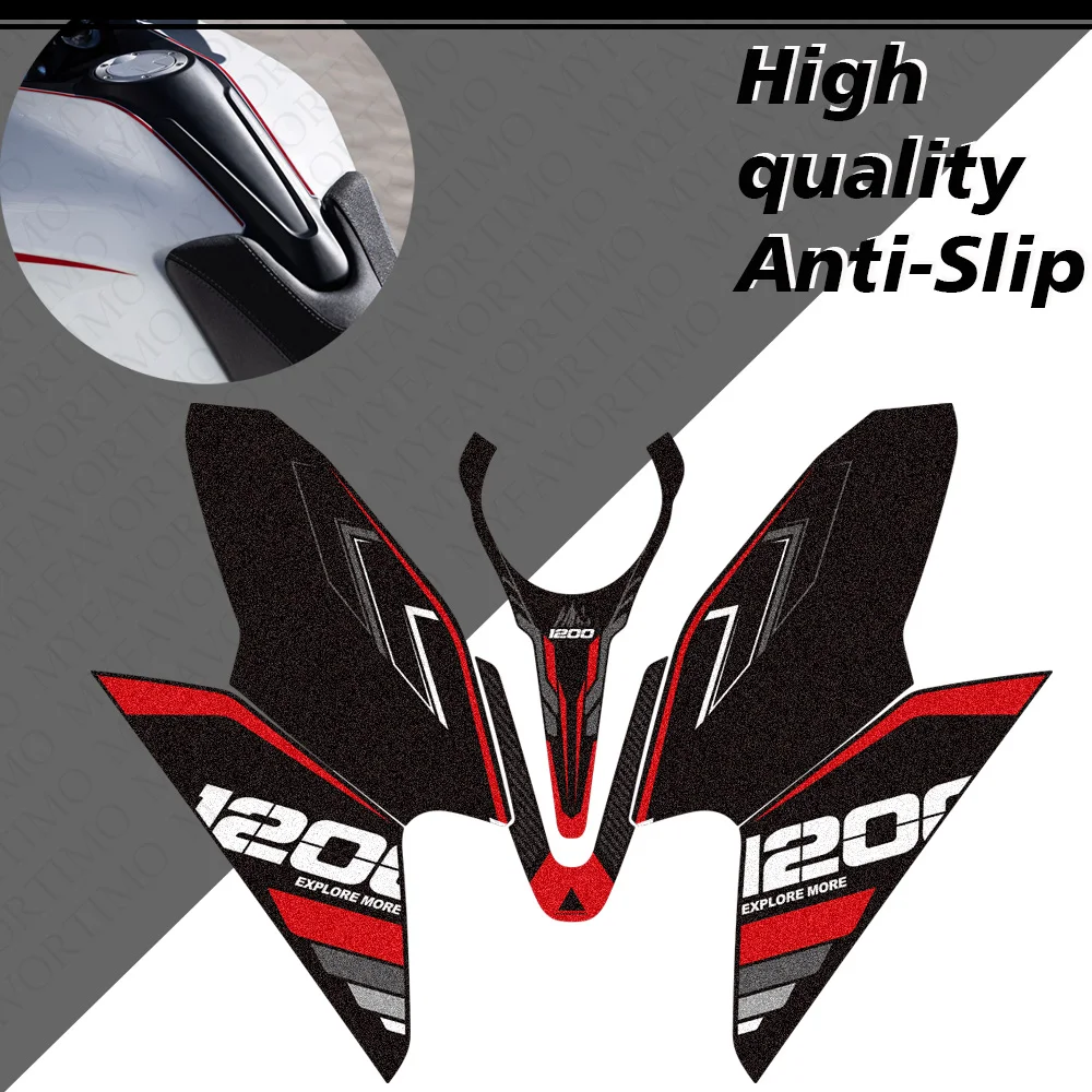 Motorcycle Anti-slip Fuel Tank Pad Gas Tank Protector Sticker Waterproof Scratch Resistant Decal For X-Cape X Cape XCape 1200