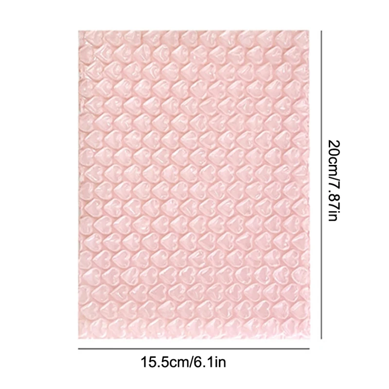 【3CS99】5 uds bolsa de burbujas de amor rosa y rosa bolsa de protección de regalo sobre bolsa de correo bolsa de burbujas