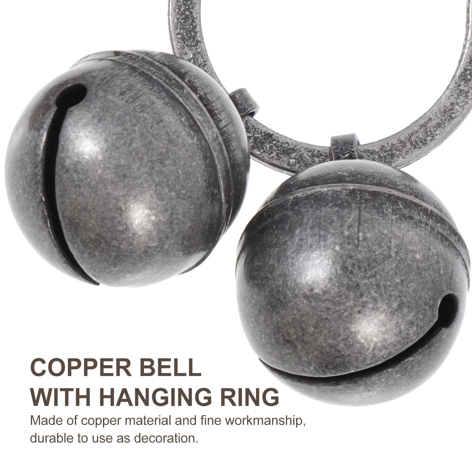 

4Sets Copper Bells for Pet Collar Pendant DIY Loud Bell Accessories Suitable for Key Chain Home Hanging Decoration