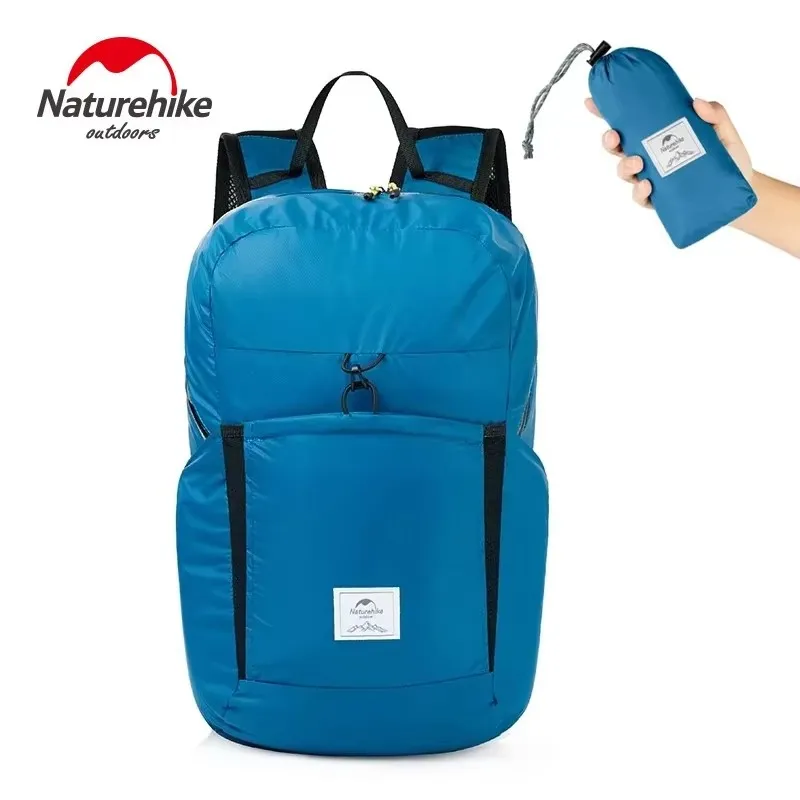 

Naturehike 22L Lightweight Foldable Backpack, Durable 30D Nylon, Water-resistant, Compact Travel Daypack for Outdoor Camping