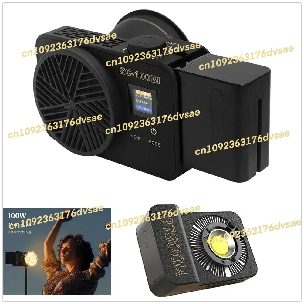 

NEW ZC-100bi 2700-7500K cob led video light Handheld Studio video camera spotlight Video Light For Professional Studio Photograp