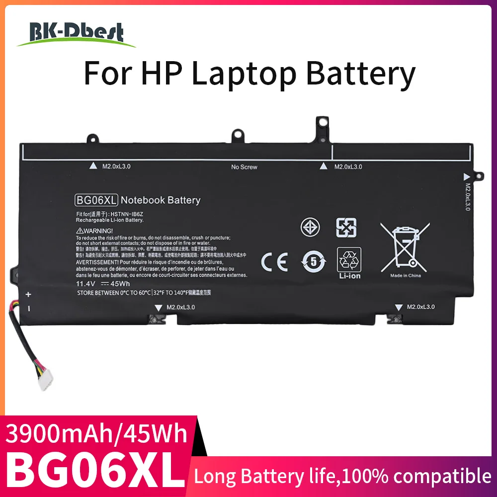 

BK-Dbest Factory Прямая поставка BG06XL Аккумулятор для ноутбука HP EliteBook Folio 1040 G3 сменный аккумулятор