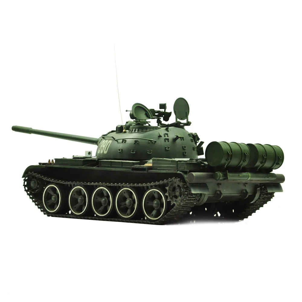

HOOBEN Full Set 1/16 RC Motorized Tank Kit T55A Russian Medium Tanks with Metal Gearbox Barrel Sprocket and Idler Suspension