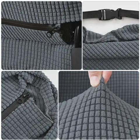 1Set Computer Chair Cover Elastic Washable Chair Protector for Office Gaming Seat Cover Dust Pet Resistant