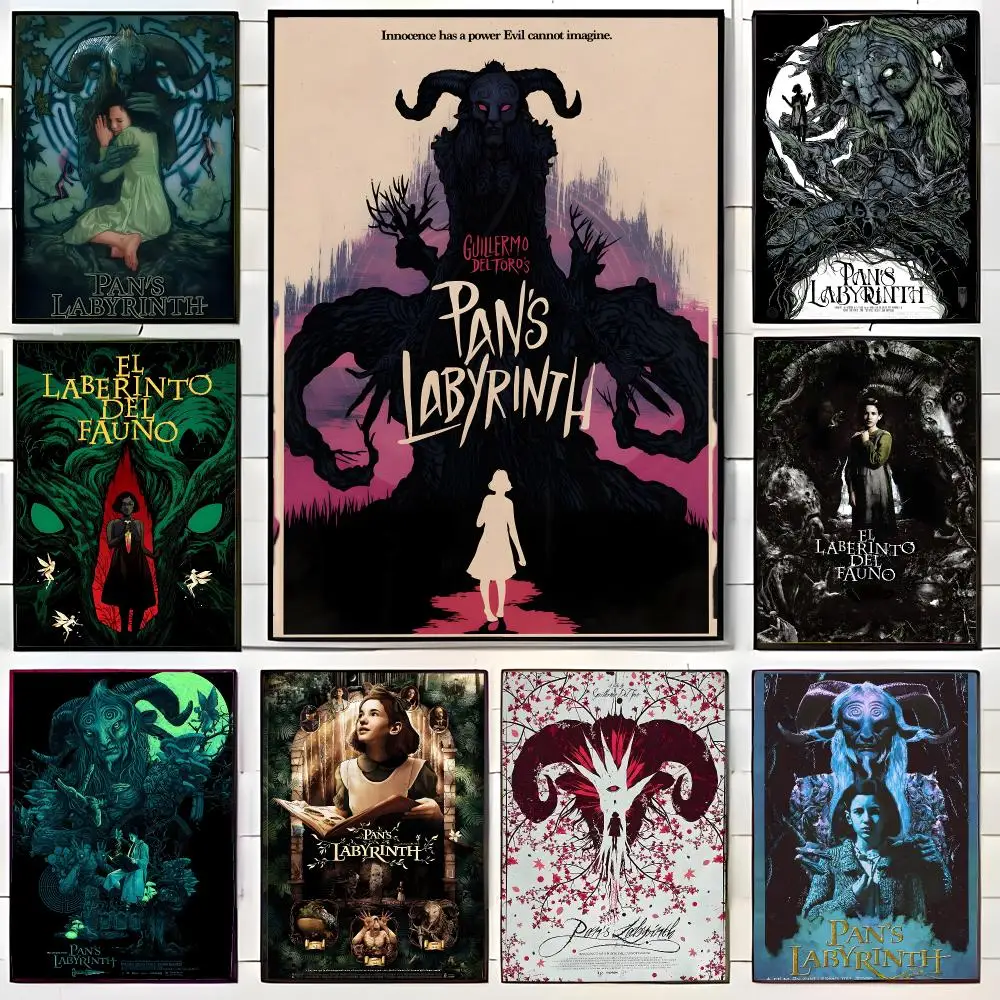 Dark Fantasy Movie P-Pan's Labyrinth Poster Wall Art Print Decorative Mural Home Decor Gift Unframed