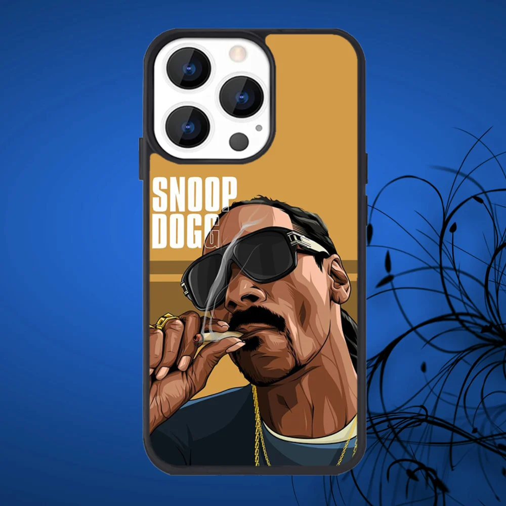 S-Snoop Doggy Phone Case For iPhone 15,14,13,12,11,Plus,Pro,Max Mini Magsafe Magnetic Wireless Charging