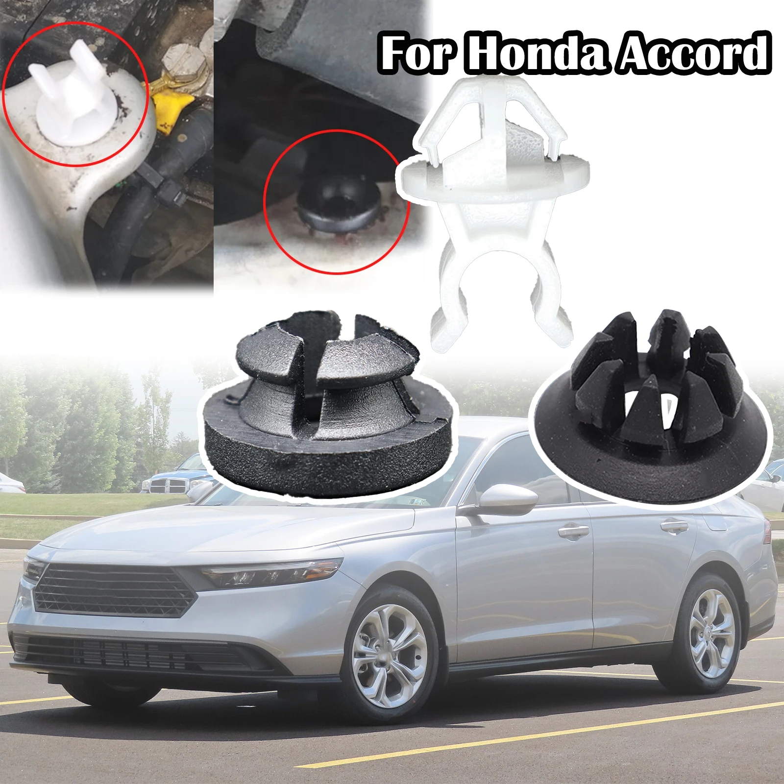 

Car Hood Bonnet Rod Prop Support Clip Grommet Stay Clamp Fastener Retainer Accessories For Honda Accord CM4/5/6/7/8 2003 - 2007