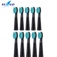 Seago Replacement Brush Head 10Pcs Electric Toothbrush Heads for Seago Fairywill SG-507B/908/909/917/610/659/719/910/575/551/548