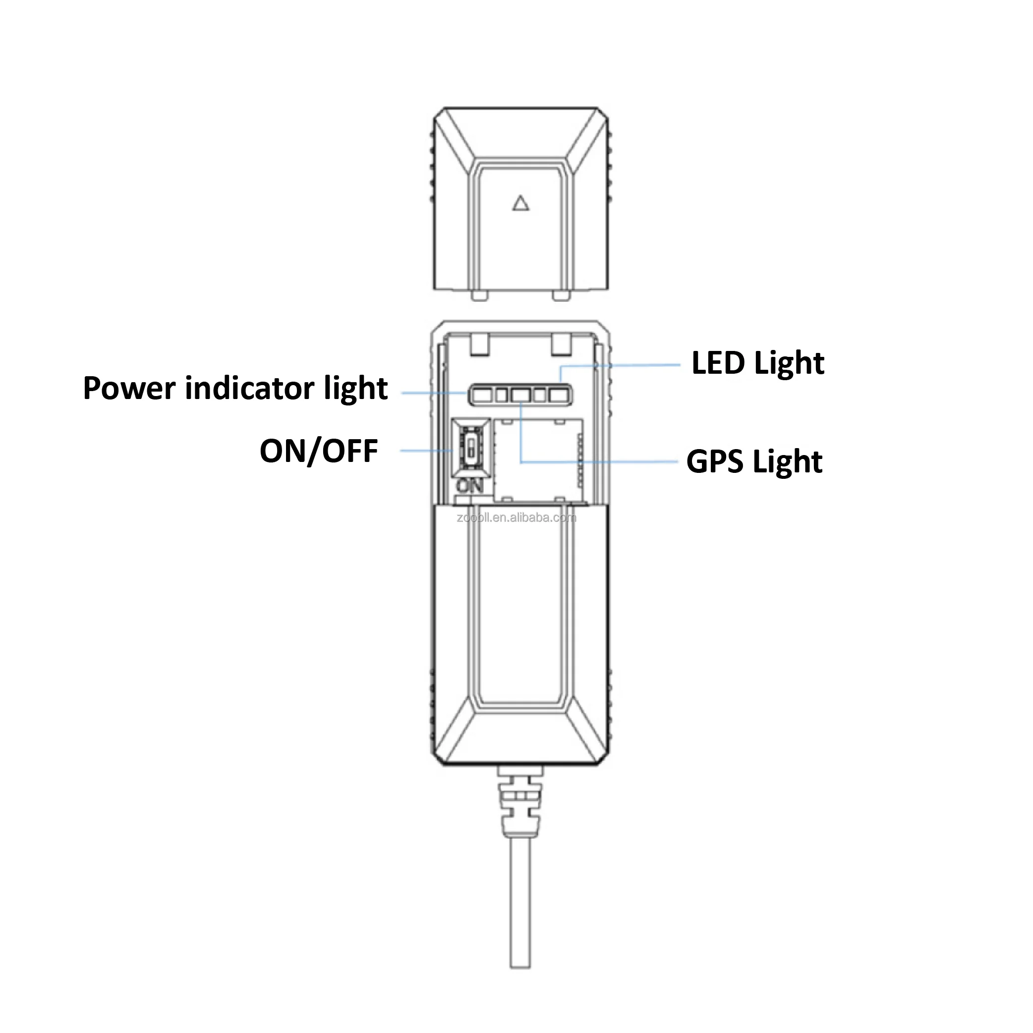 Beidou GPS Car Tracker 4G Network GSM Tracker APP Remote Control PC View Real-time Positioning AGPS & BDS LBS Waterproof Mini