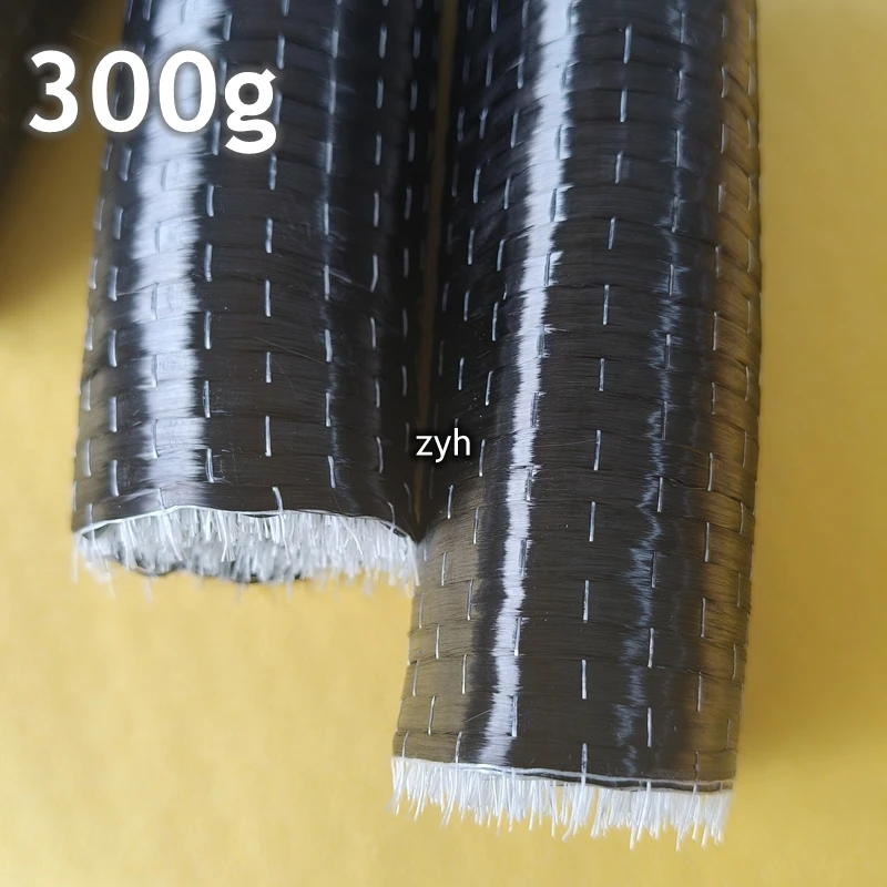 12k 300g UD Carbon Fiber Fabric Unidirectional cloth For Building And Bridge construction and repair DIY