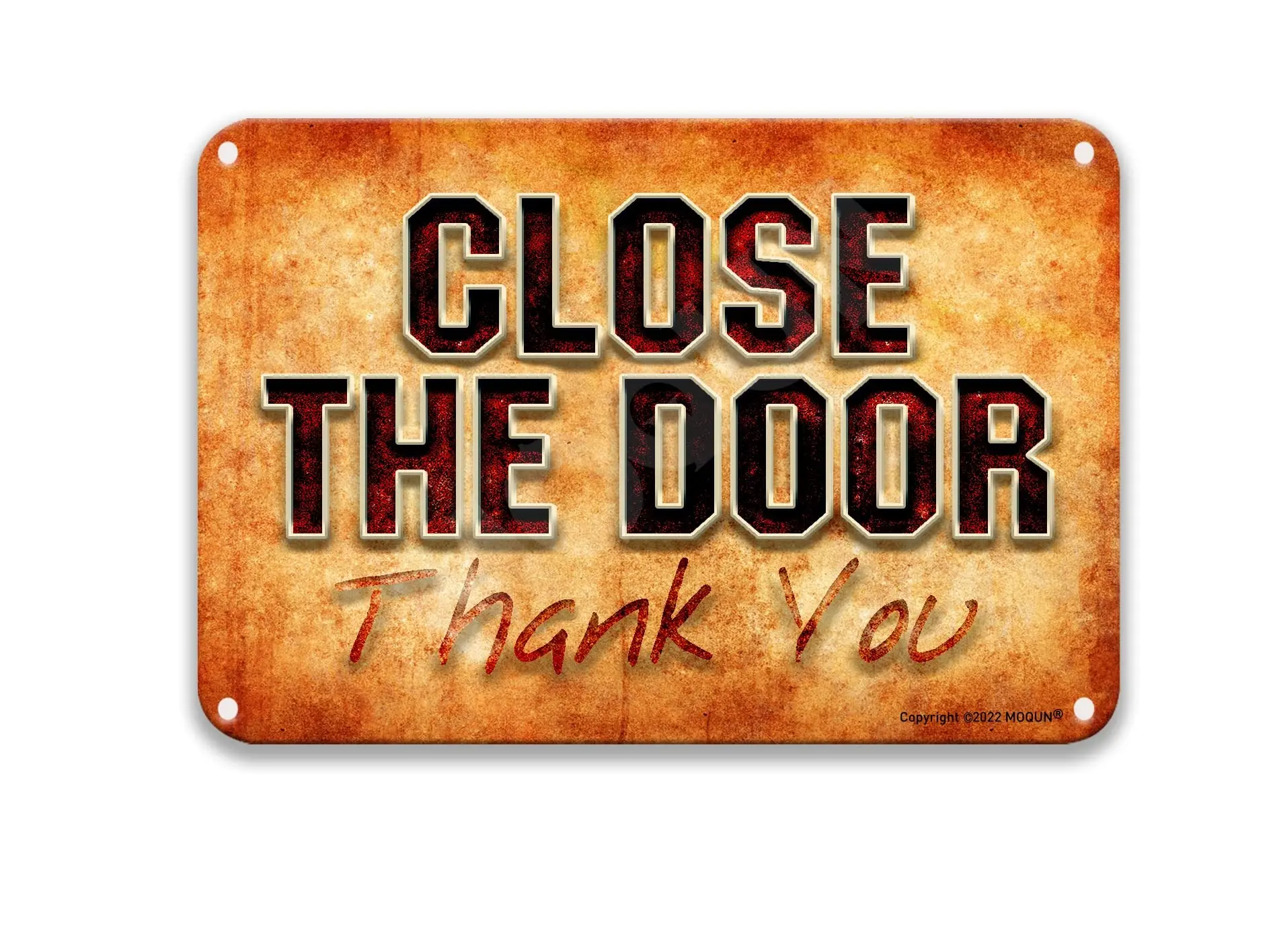 Please Close The Door Thank You Vintage Signs Cardinal Decorations For Home Garage Sign Party Tin Sign Metal 8X12