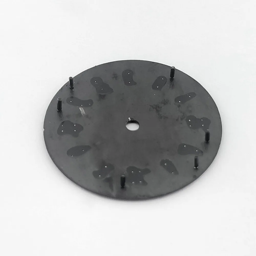 28,5-mm-Zifferblatt, passend für das NH35-Uhrwerk, mit BGW9-Blau-Nachtlicht, in den Farben Schwarz, Rot, Grün, Lila und Gelb, Uhrenzifferblätter, Uhrenteile, Zubehör. – Detail 2