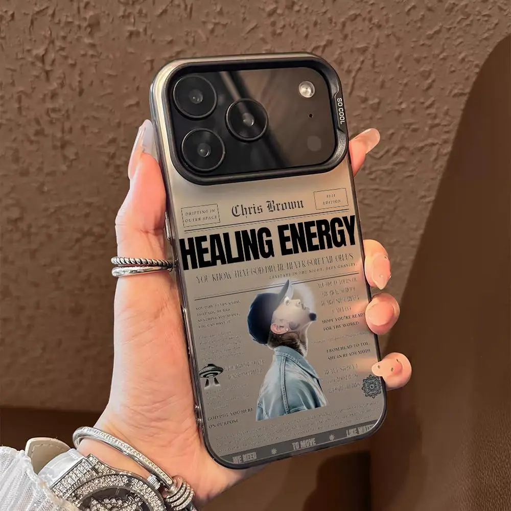 حافظة لهاتف آيفون 17 16 15 14 13 12 11 Pro Max باللون الأسود والأرجواني غير اللامع بالليزر المعدني أورورا فوندا