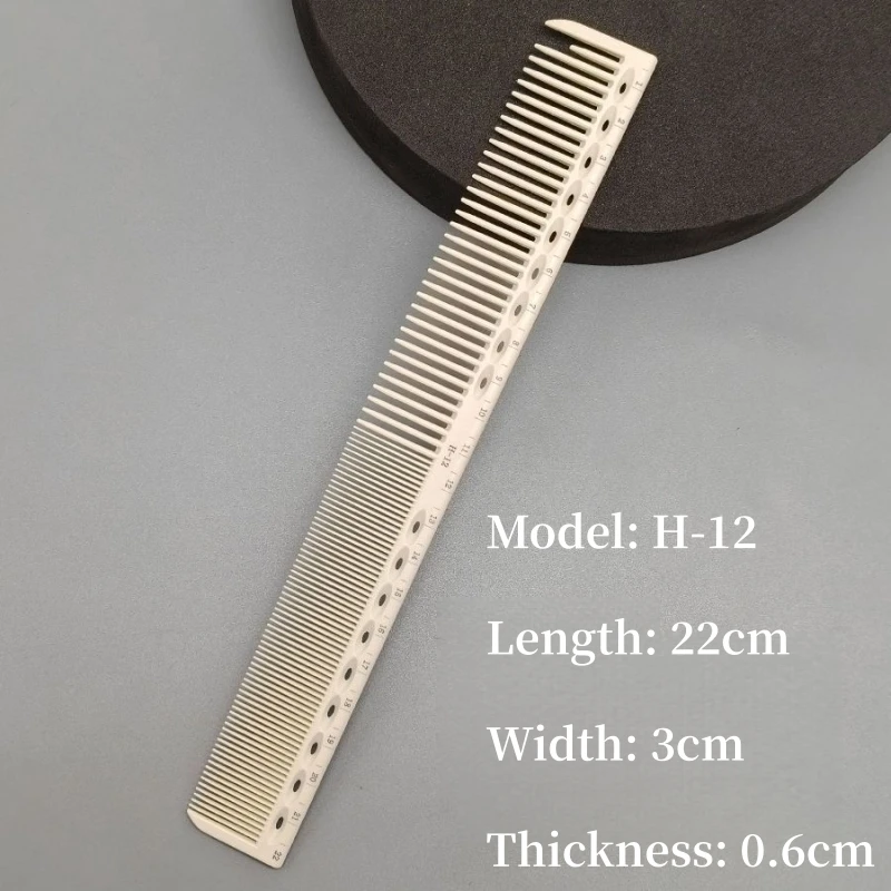 Haar Schneiden Kamm Mit Skala Cyan Gelb Lineal Haarschnitt Kämme Friseur Friseur Haarbürste Salon Styling Werkzeuge Y0521 – Detail 17
