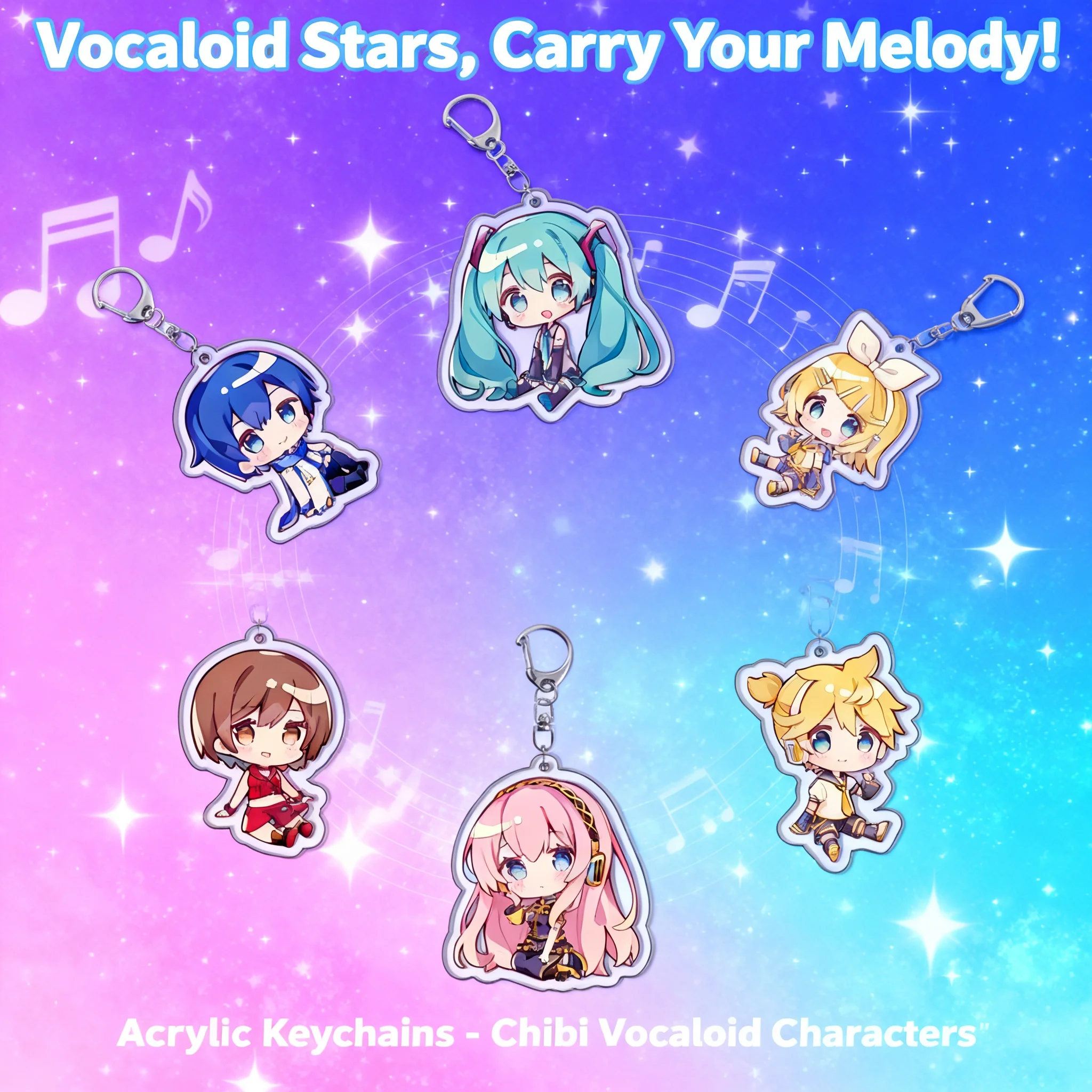 

Miku Hatsune Double Sided Acrylic Keychain Miku Hatsune Noise Miku Acrylic Keychain Layered Acrylic Keychain Anime Keychain