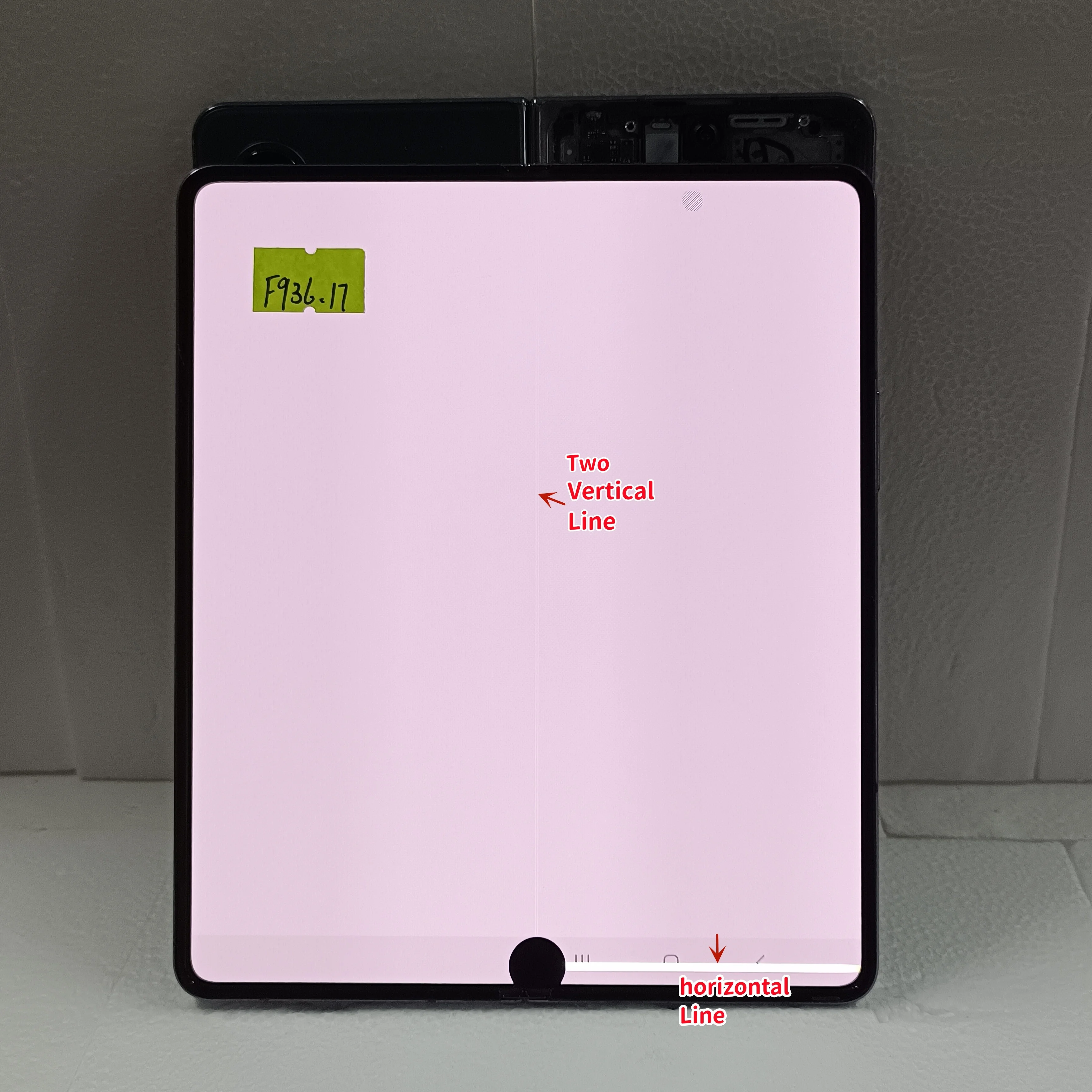 Imagem -04 - Display Lcd Touch Screen Digitador Peças de Montagem Amoled Peças Fit para Samsung z Dobre 5g Sm-f9360 F936u F936b ds