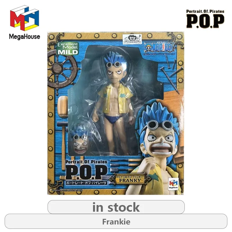 Megahouse Portrait Original. Parates série d'enfance Sanji \ Frankie \ Nami \ Robin \ Zoro \ Luffy pas figurine mobile Statue modèle jouets