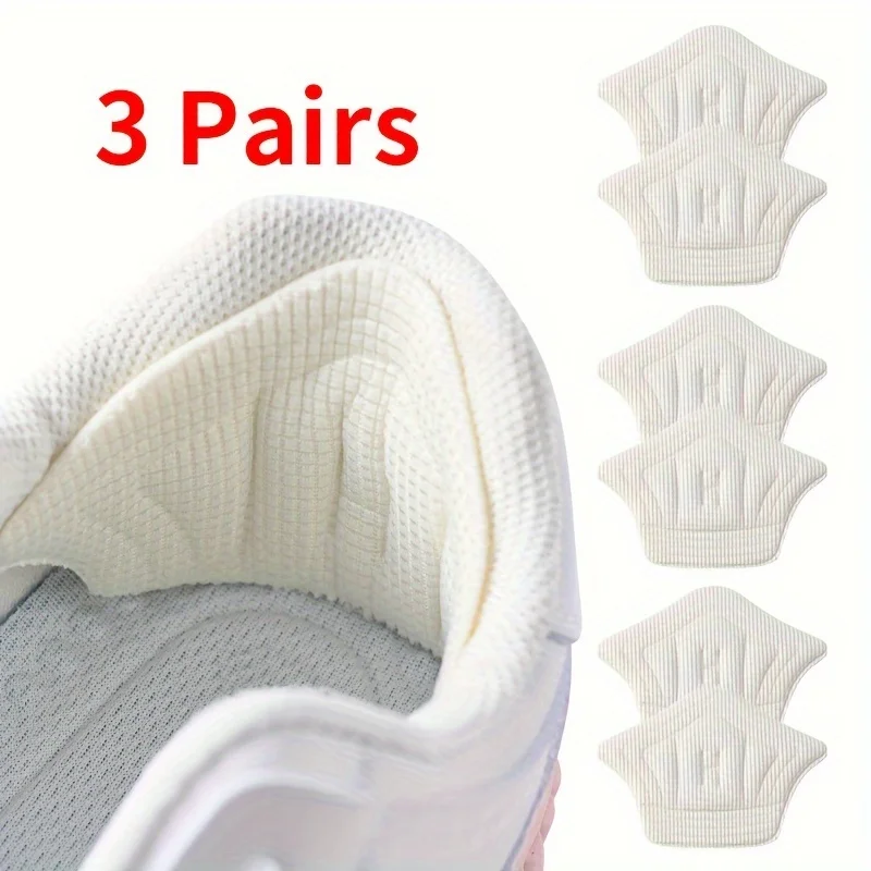 3 Paar Fersenpolster, verstellbare, zuschneidbare Fersenschoner, bequeme Fersenpads für Sneaker und Skateschuhe