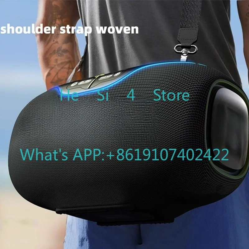 350W Portable Wireless Bluetooth Speaker with Heavy Bass Outdoor Waterproof Sound System Microphone USB And TF Card Support