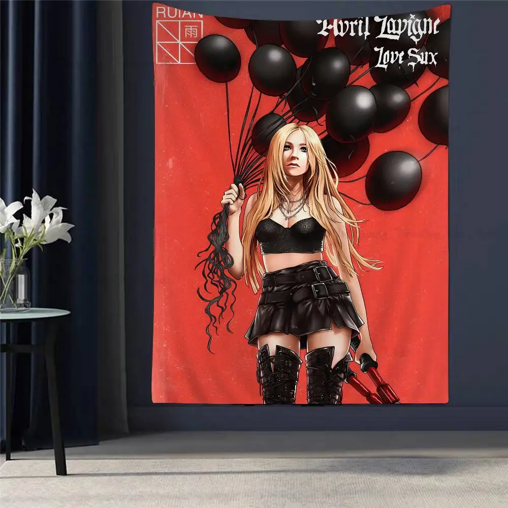 

Avril Lavigne 3 Hanging Bohemian Tapestry Hanging Tarot Hippie Wall Rugs Dorm Japanese Tapestry