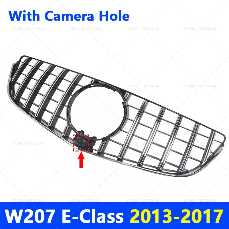 

for 2009-2012 2013-2017 W207 E-Class Mercedes Benz E200 E260 E320 E350 E400 E500 GT Front Radiator Grid Bumper Grille Grill