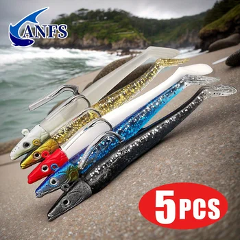 5-Piece Soft Fishing Lure Kit 1